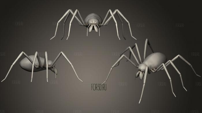 House Spider stl model for CNC